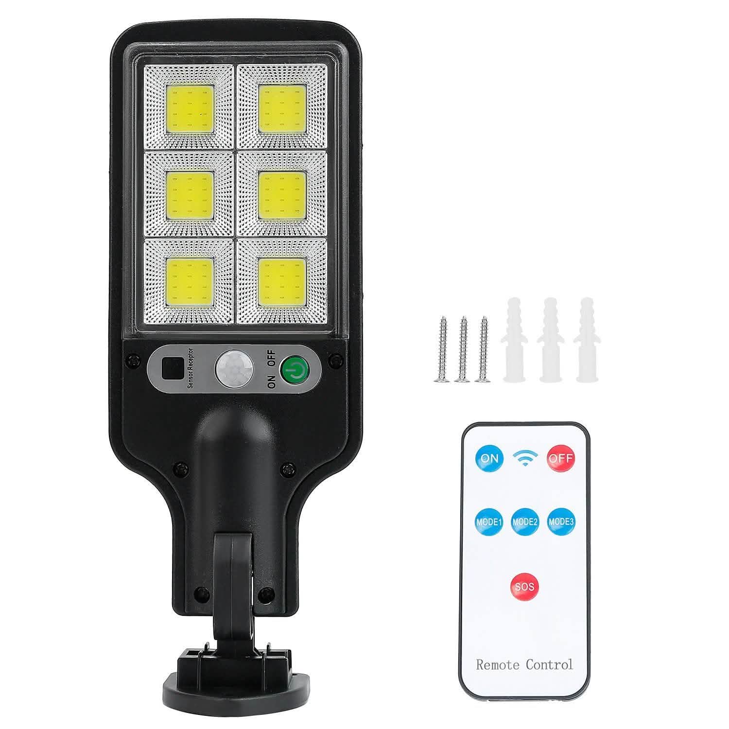 Solar Outdoor Wall Light 72 COB Outdoor Lighting - Tophatter Daily Deals