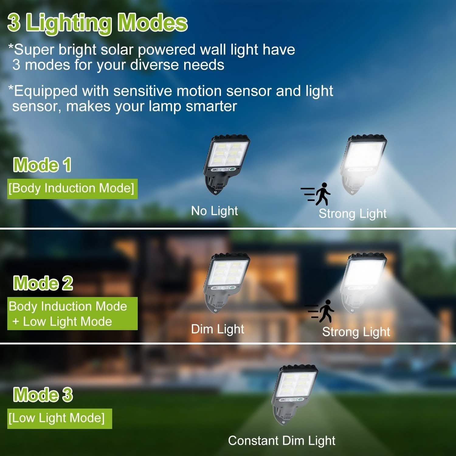 Solar Outdoor Wall Light Outdoor Lighting - Tophatter Daily Deals