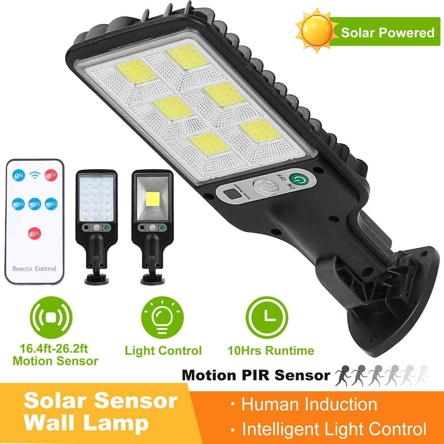 Solar Outdoor Wall Light Outdoor Lighting - Tophatter Daily Deals