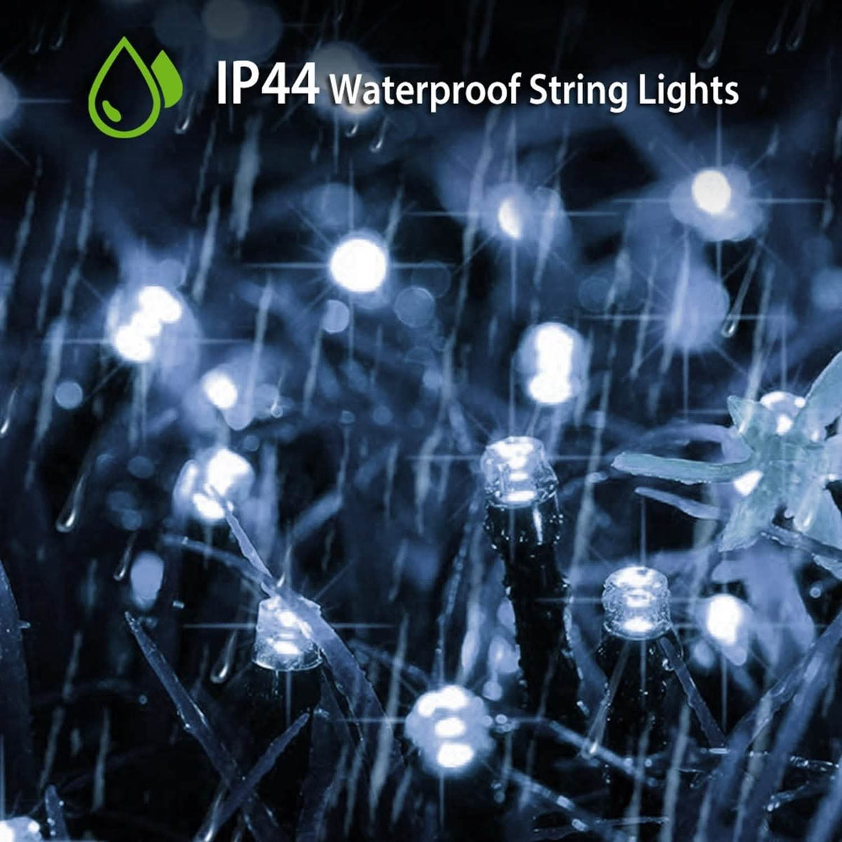 Solar Power LED String Lights String & Fairy Lights - Tophatter Daily Deals