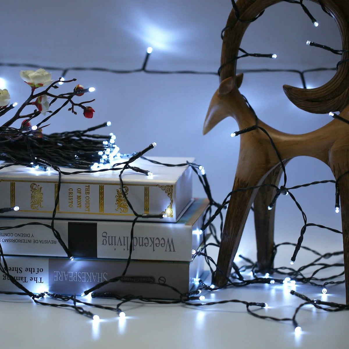 Solar Power LED String Lights String & Fairy Lights - Tophatter Daily Deals