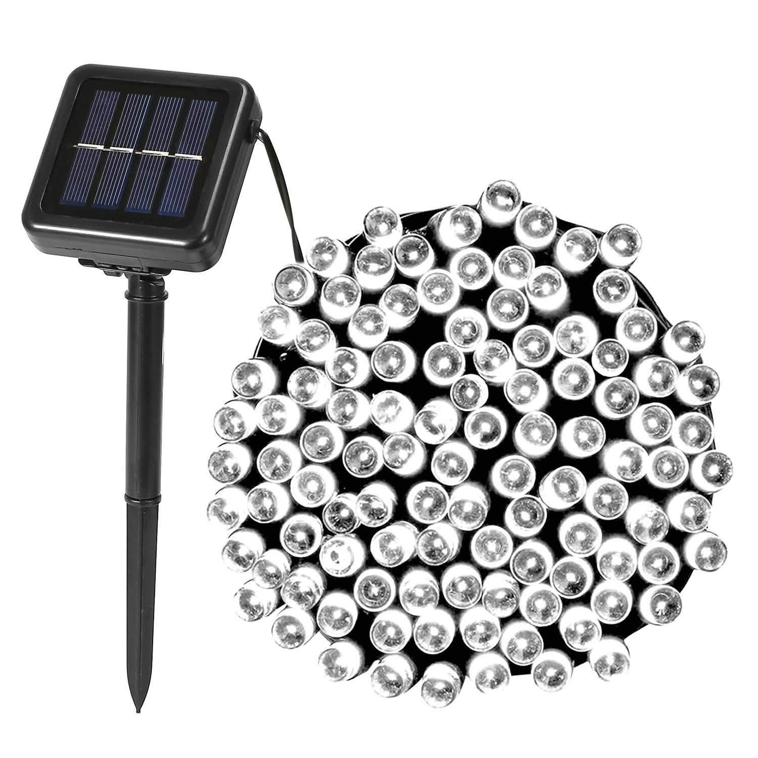 Solar Power LED String Lights String & Fairy Lights - Tophatter Daily Deals