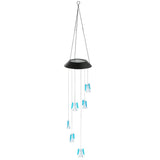 Solar Powered Angel Lights Wind Chimes LED Color Changing String & Fairy Lights - Tophatter Daily Deals