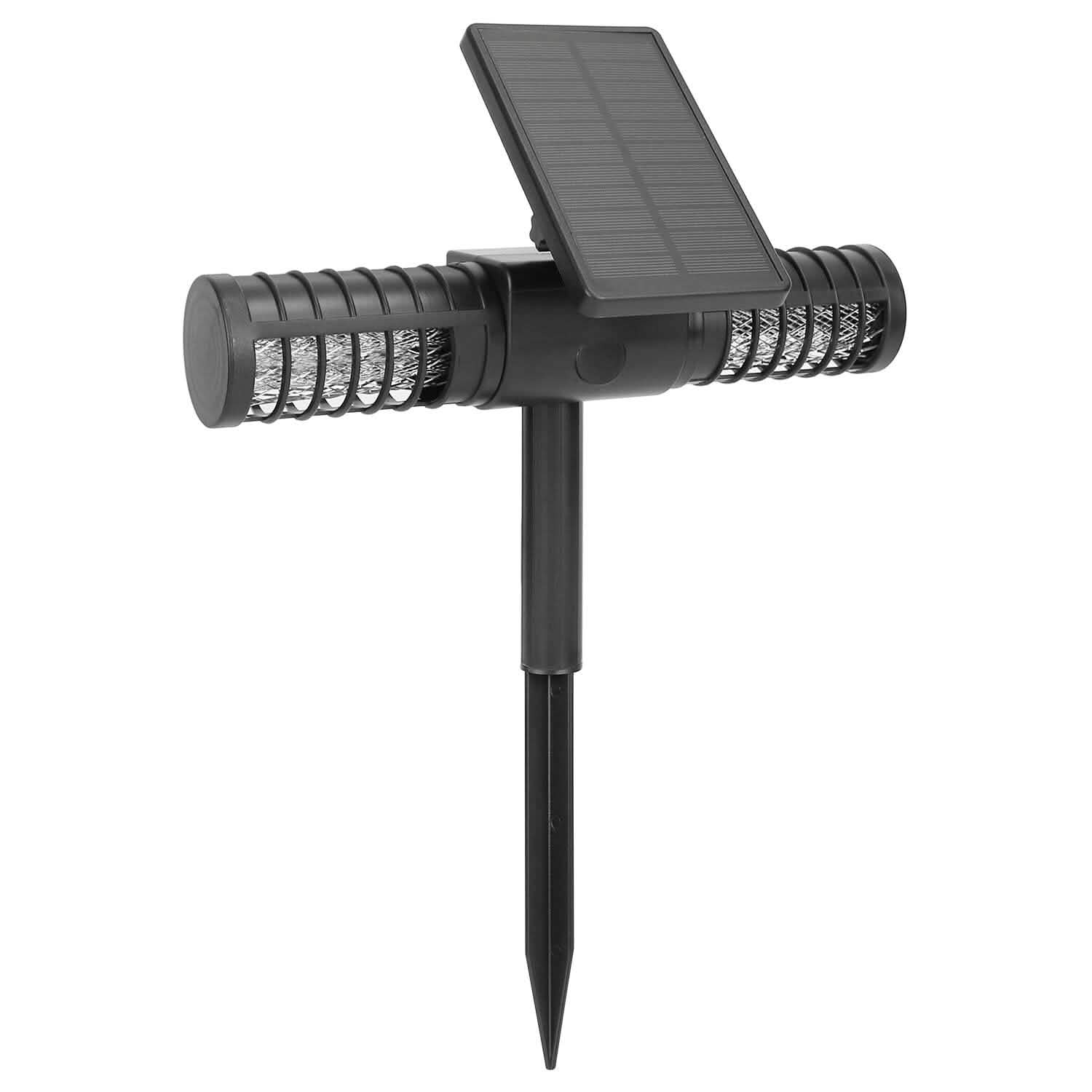 Solar Powered Bug Zapper LED Mosquito Killer Lamp Pest Control - Tophatter Daily Deals