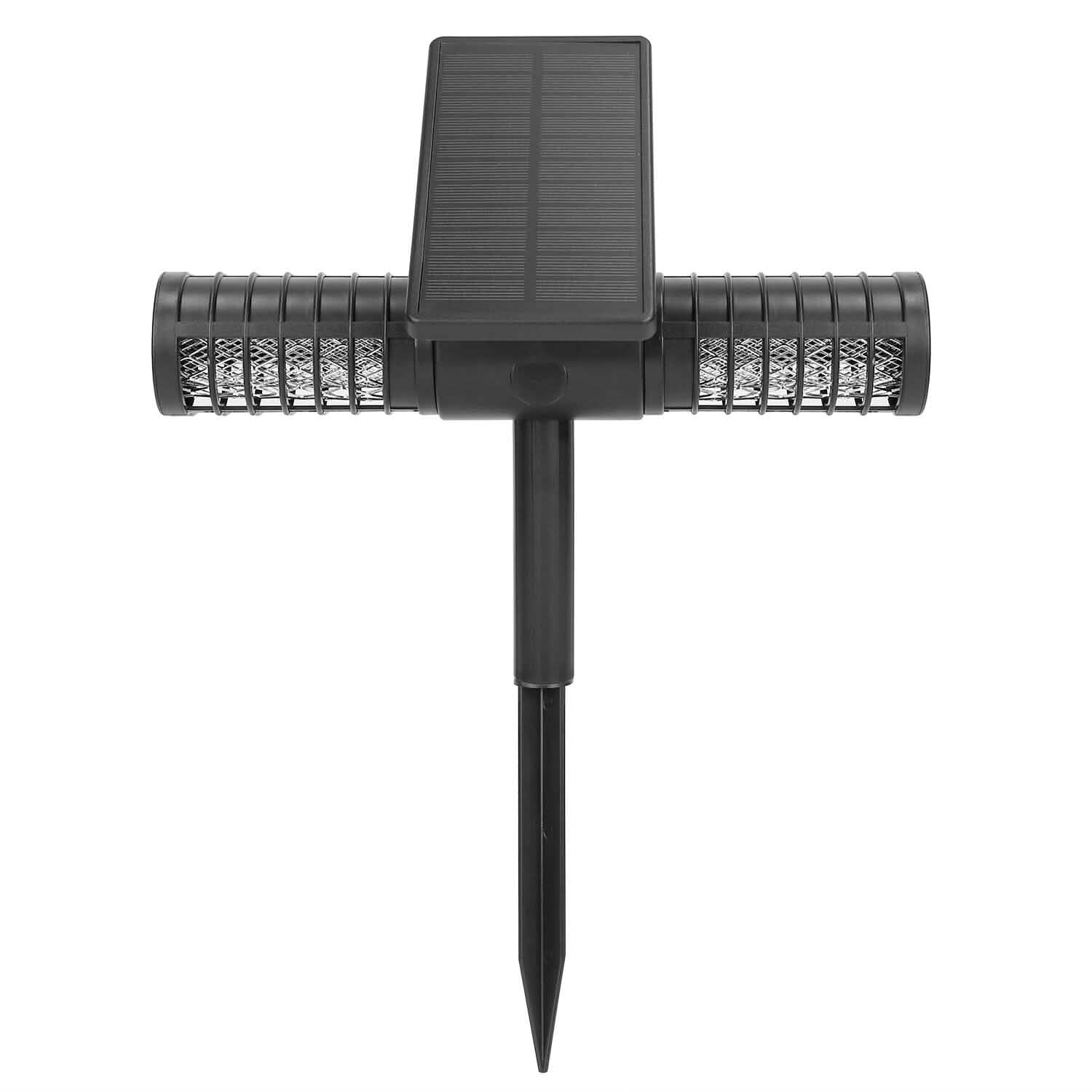 Solar Powered Bug Zapper LED Mosquito Killer Lamp Pest Control - Tophatter Daily Deals
