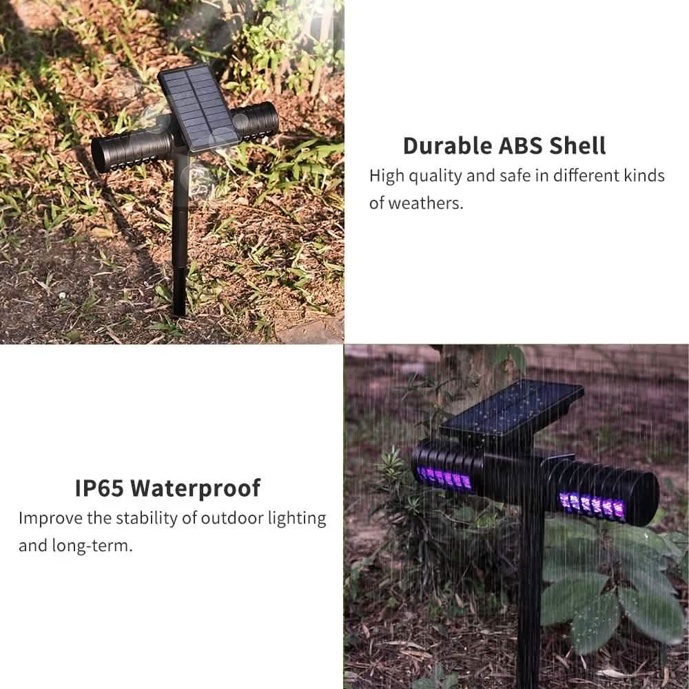 Solar Powered Bug Zapper Pest Control - Tophatter Daily Deals