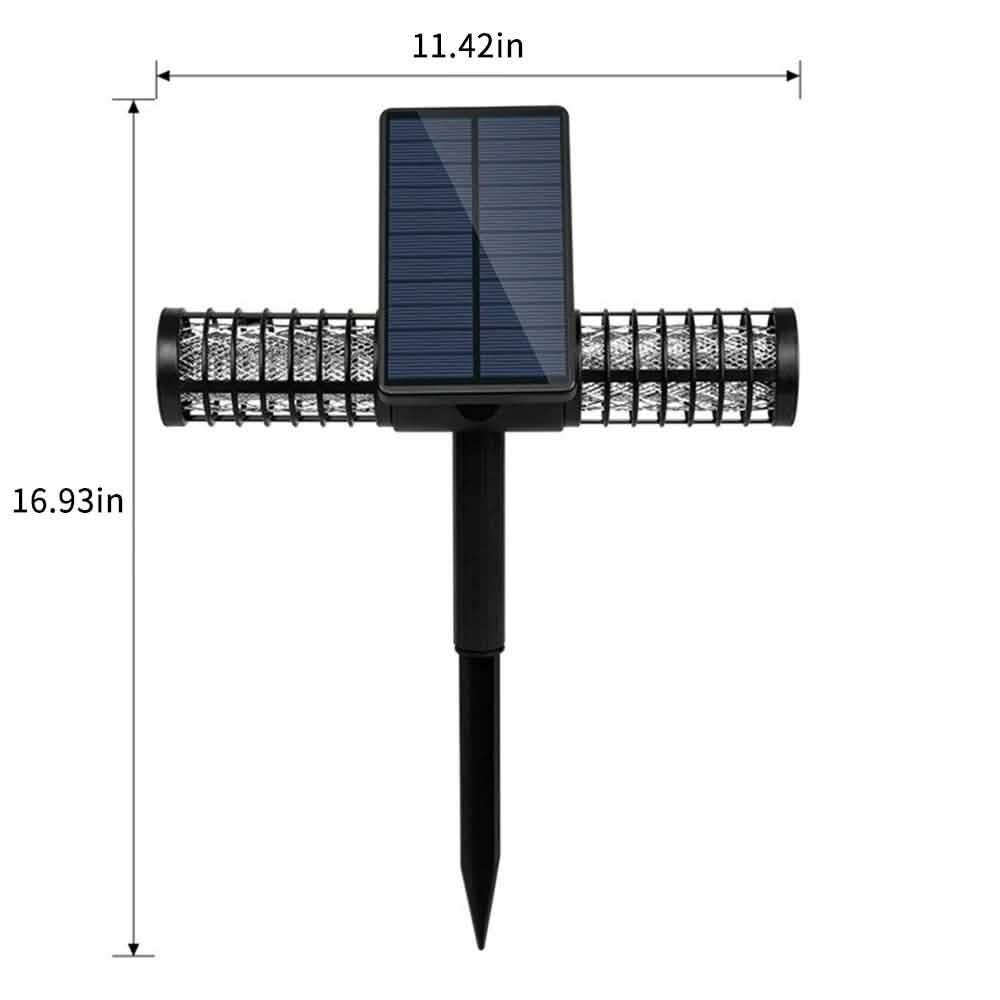Solar Powered Bug Zapper Pest Control - Tophatter Daily Deals