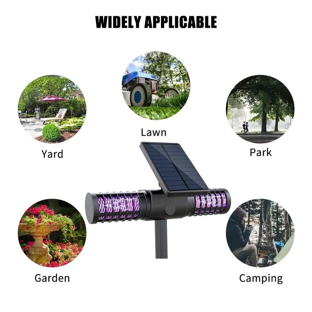 Solar Powered Bug Zapper Pest Control - Tophatter Daily Deals