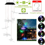 Solar Powered Dragonfly Lights Wind Chimes Solar Outdoor Lights - Tophatter Daily Deals