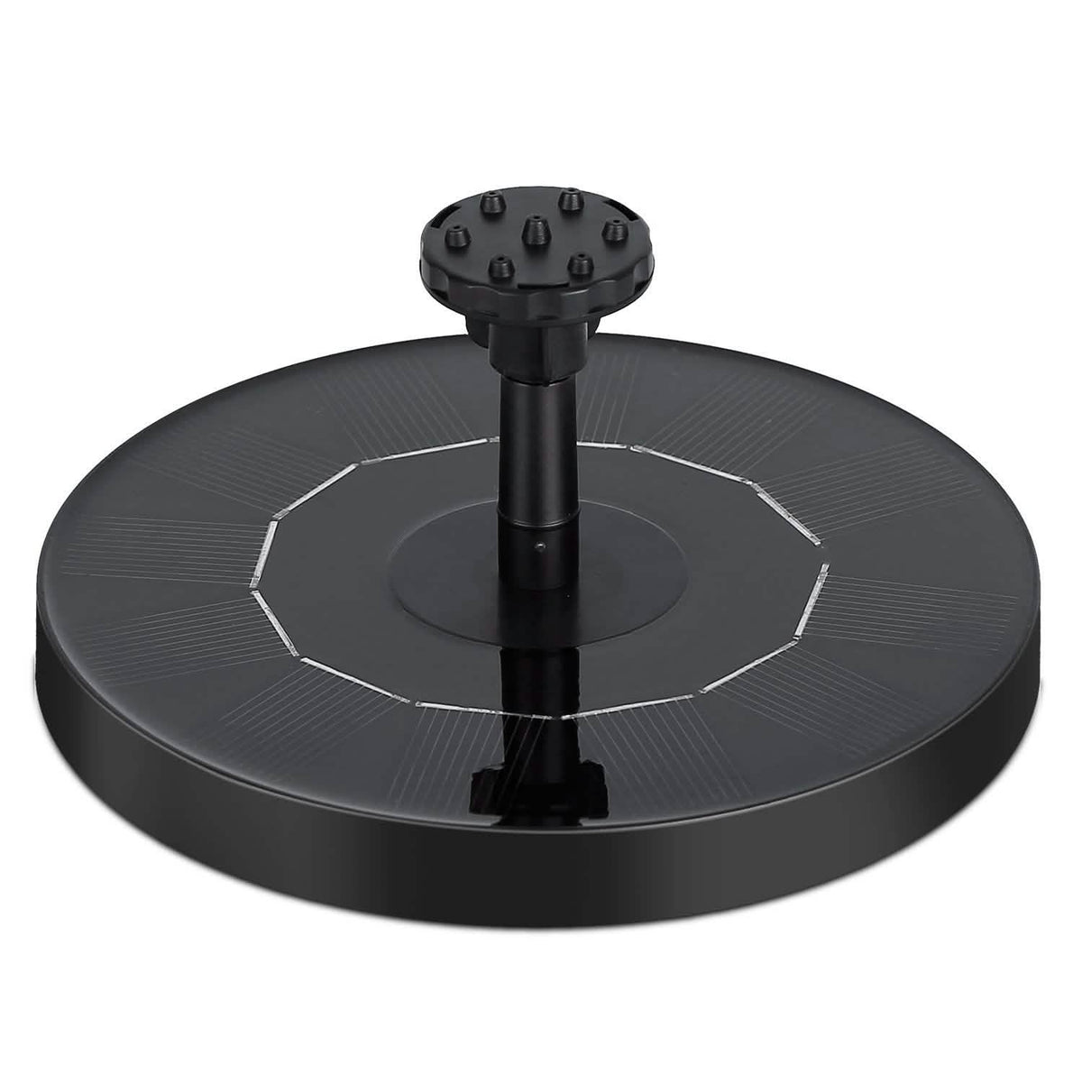 Solar Powered Fountain Pump Floating Bird Bath Pond Garden & Patio - Tophatter Daily Deals