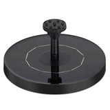 Solar Powered Fountain Pump Floating Bird Bath Pond Garden & Patio - Tophatter Daily Deals