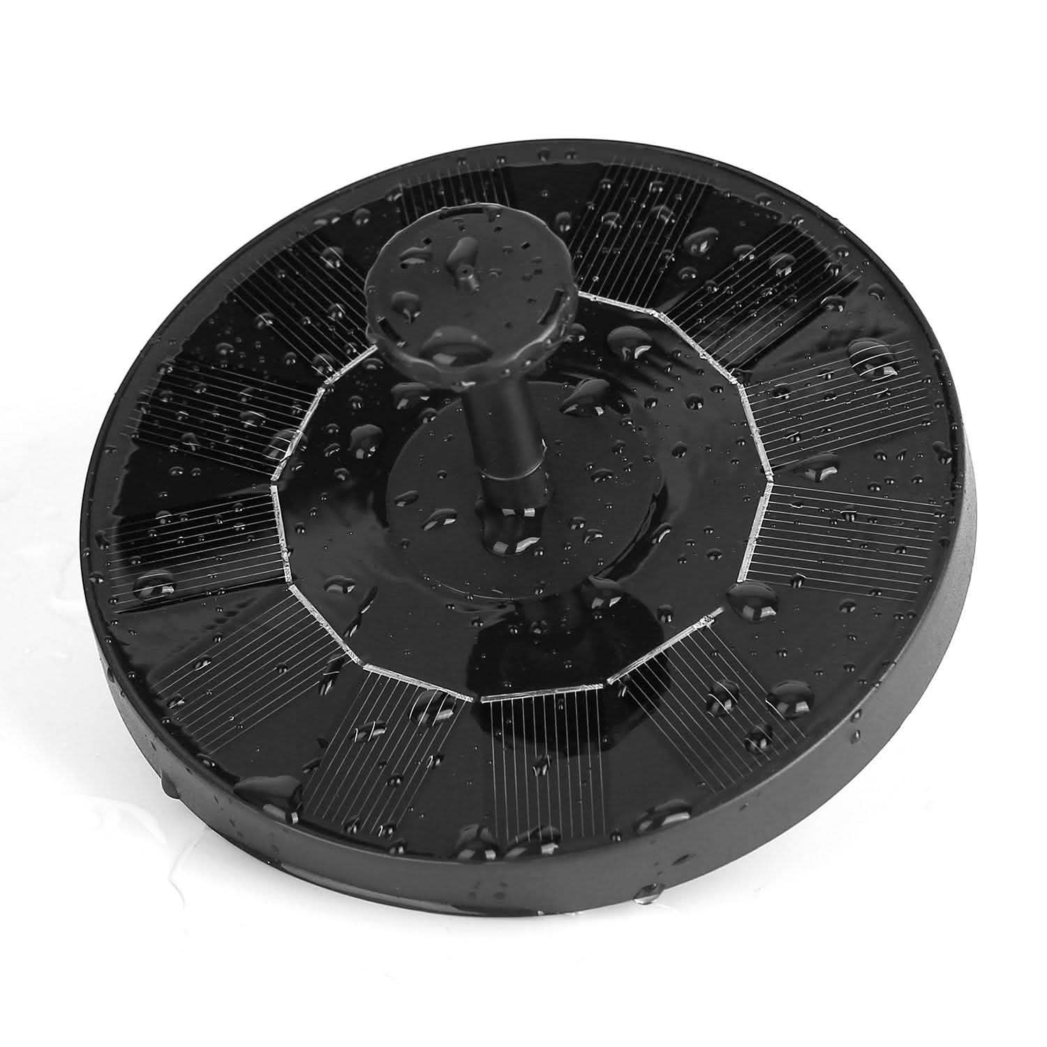 Solar Powered Fountain Pump Floating Bird Bath Pond Garden & Patio - Tophatter Daily Deals