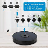 Solar Powered Fountain Pump with LED Lights Garden & Patio - Tophatter Daily Deals