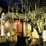 Solar Powered Meteor Shower String Light String & Fairy Lights - Tophatter Daily Deals