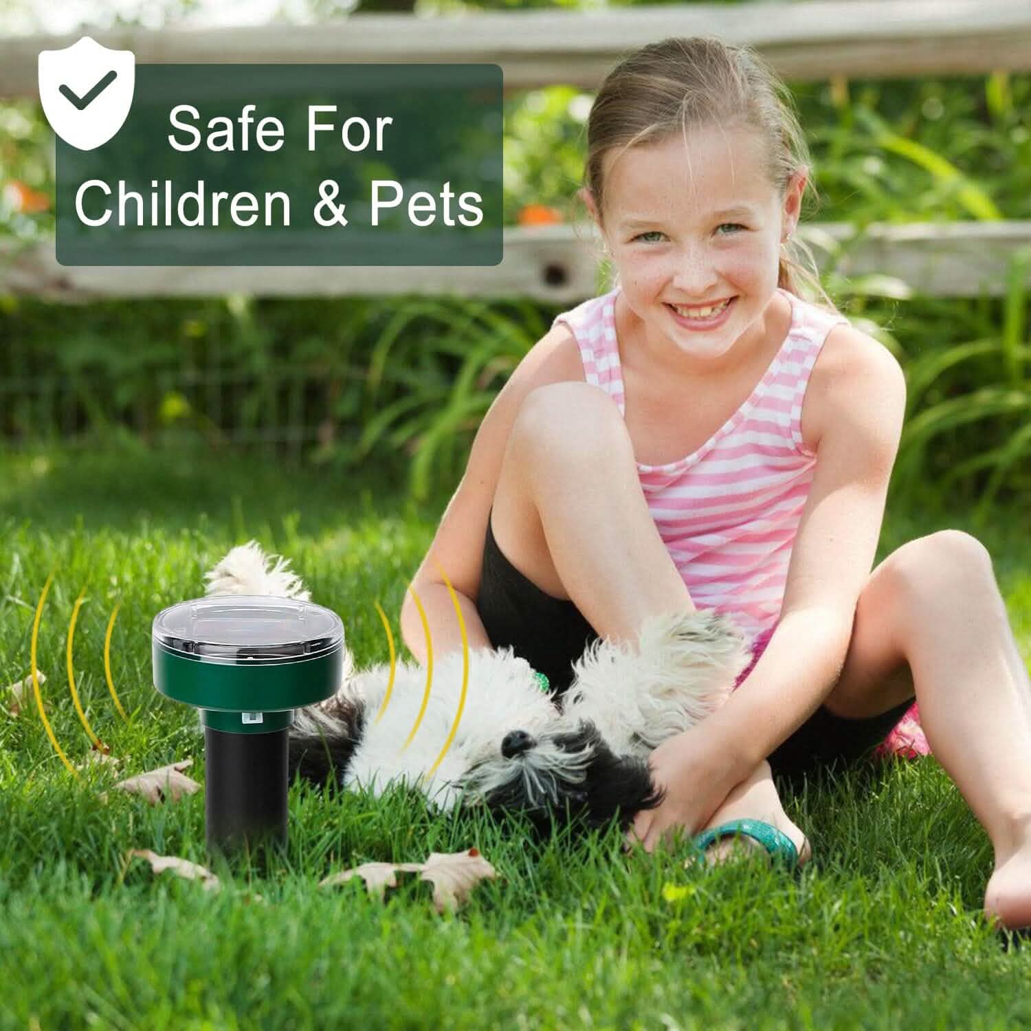 Solar Powered Mole Repeller Pest Control - Tophatter Daily Deals