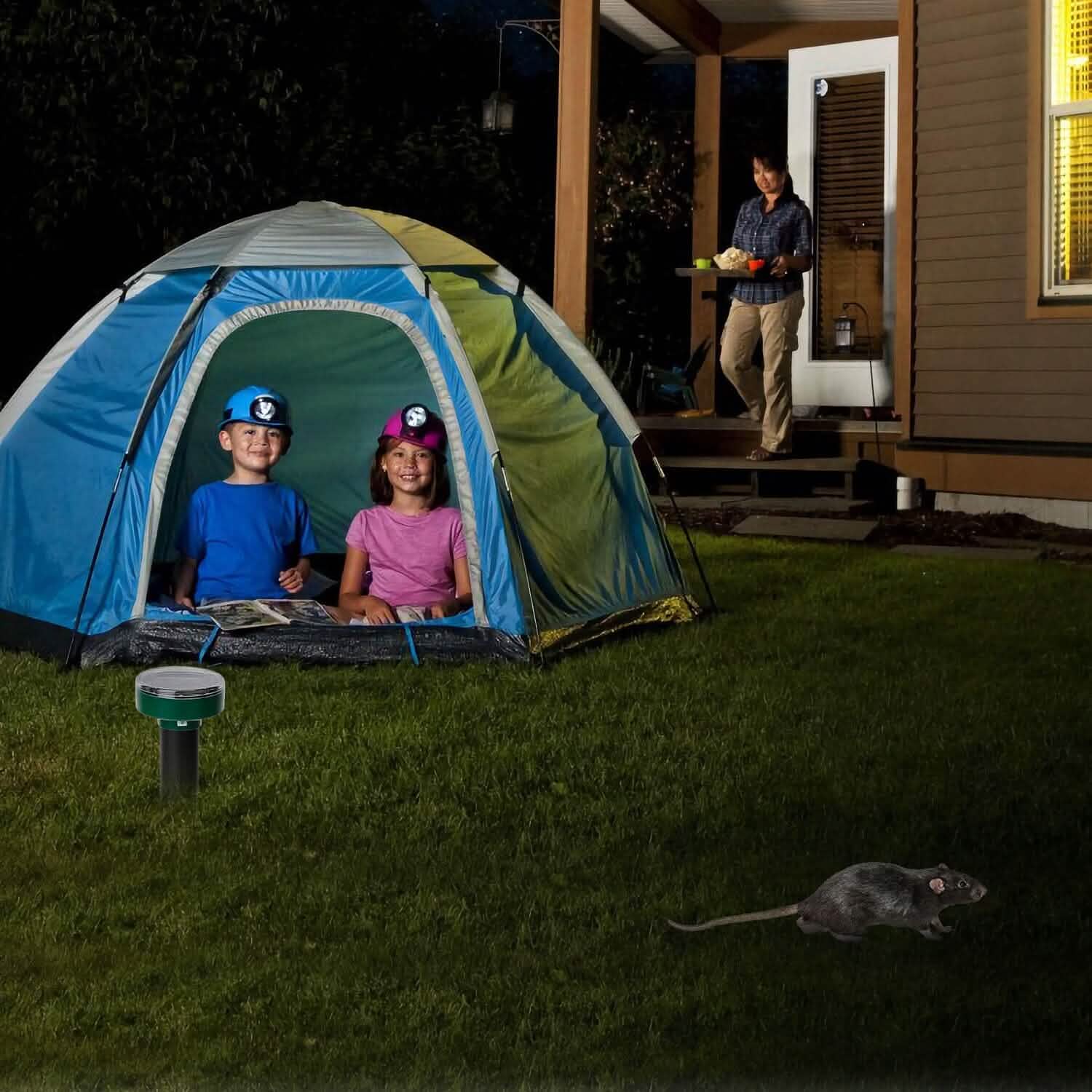 Solar Powered Mole Repeller Pest Control - Tophatter Daily Deals