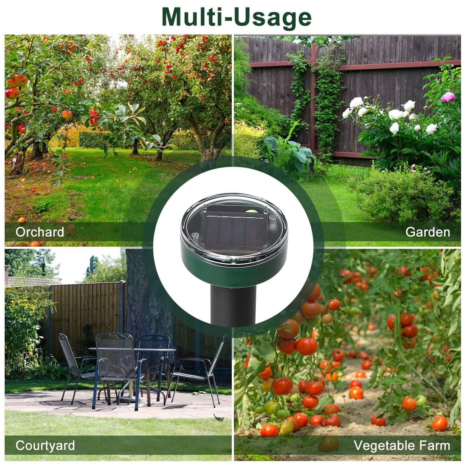 Solar Powered Mole Repeller Pest Control - Tophatter Daily Deals