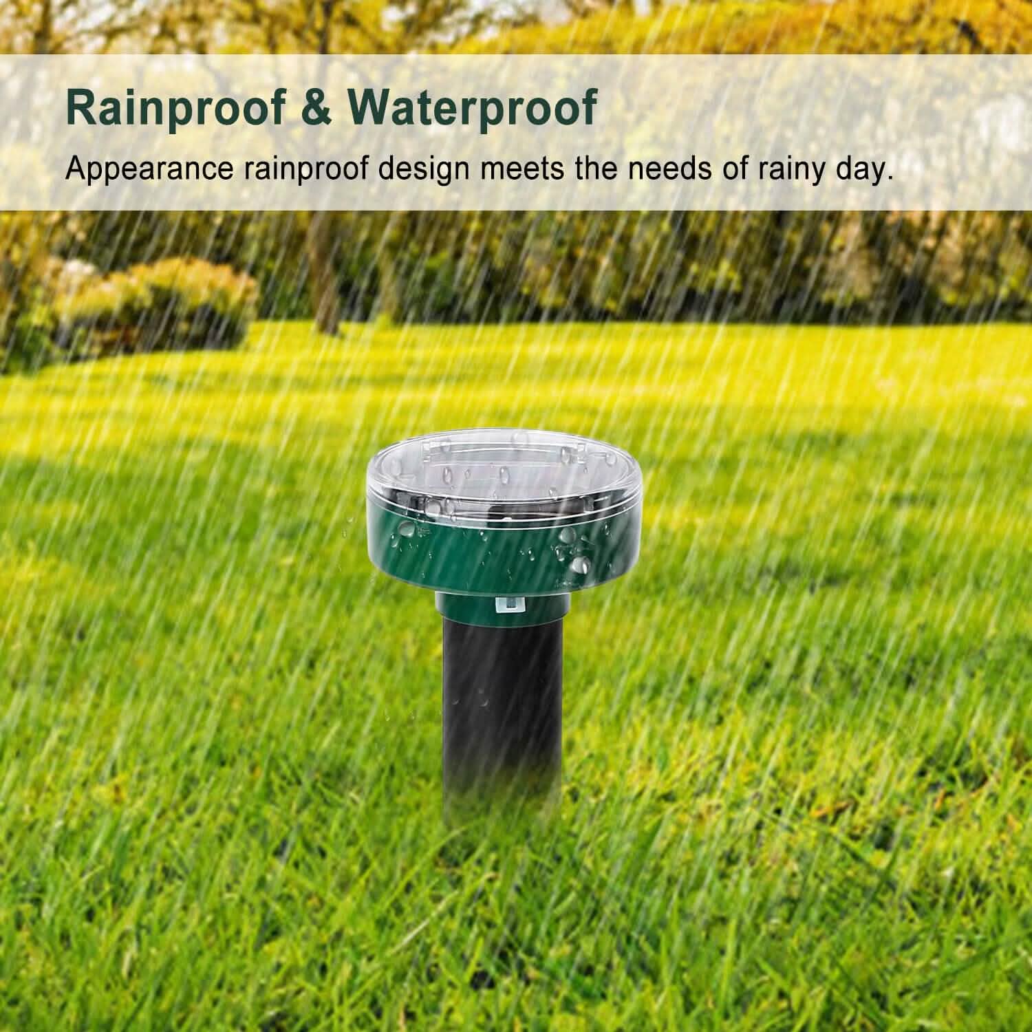 Solar Powered Mole Repeller Pest Control - Tophatter Daily Deals