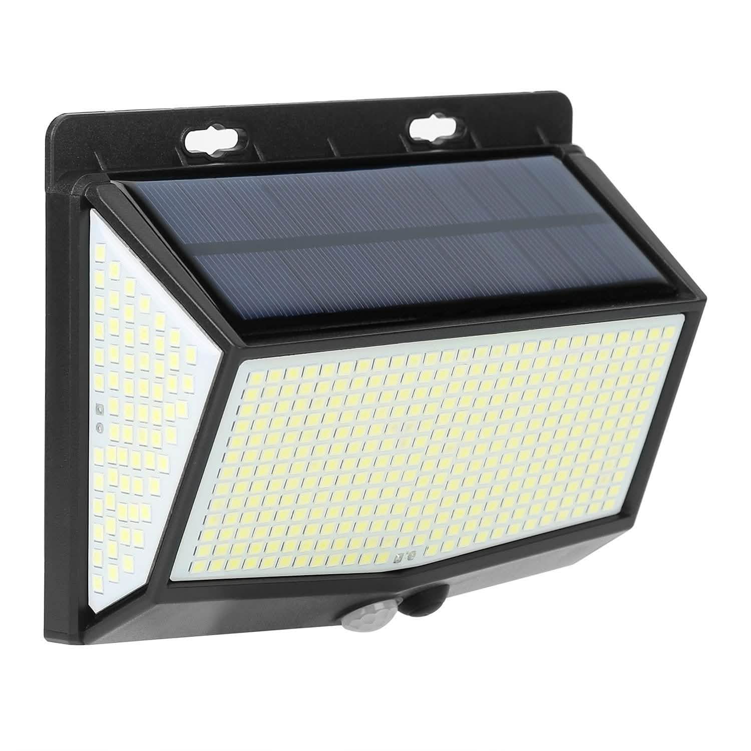 Solar Powered Outdoor Wall Lights Outdoor Lighting - Tophatter Daily Deals