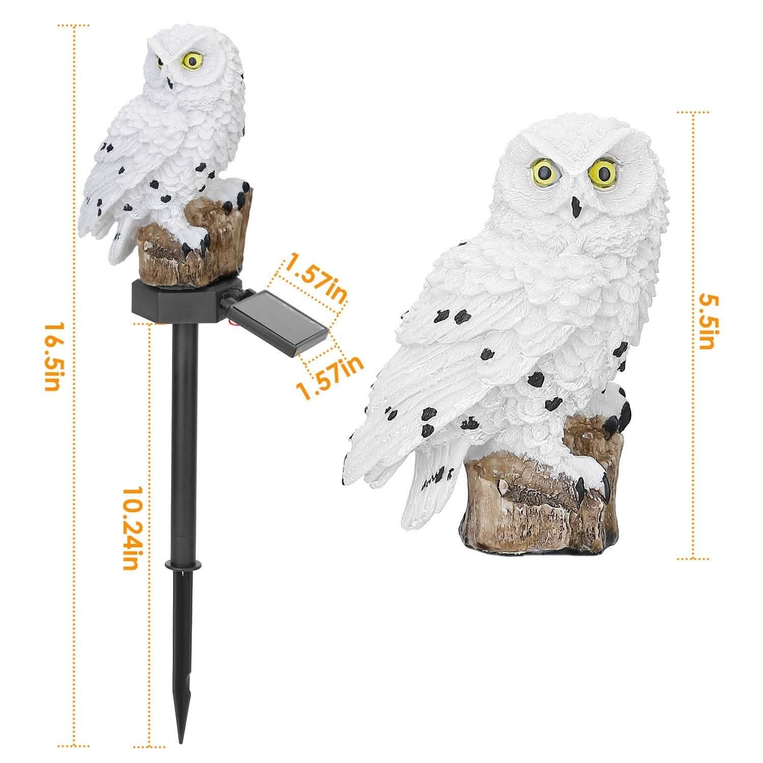 Solar Powered Owl Garden Light IP65 Waterproof String & Fairy Lights - Tophatter Daily Deals