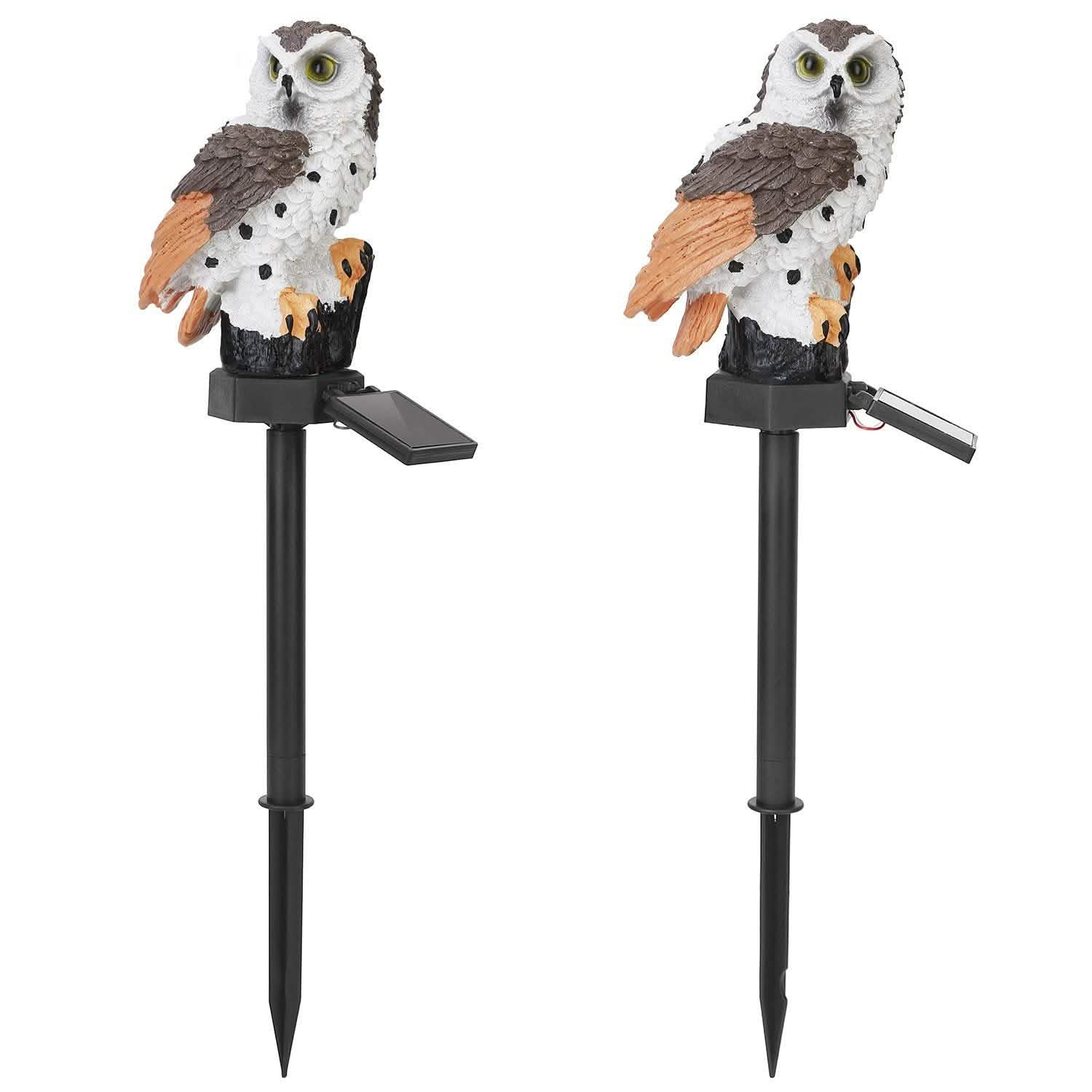 Solar Powered Owl Garden Light IP65 Waterproof String & Fairy Lights - Tophatter Daily Deals