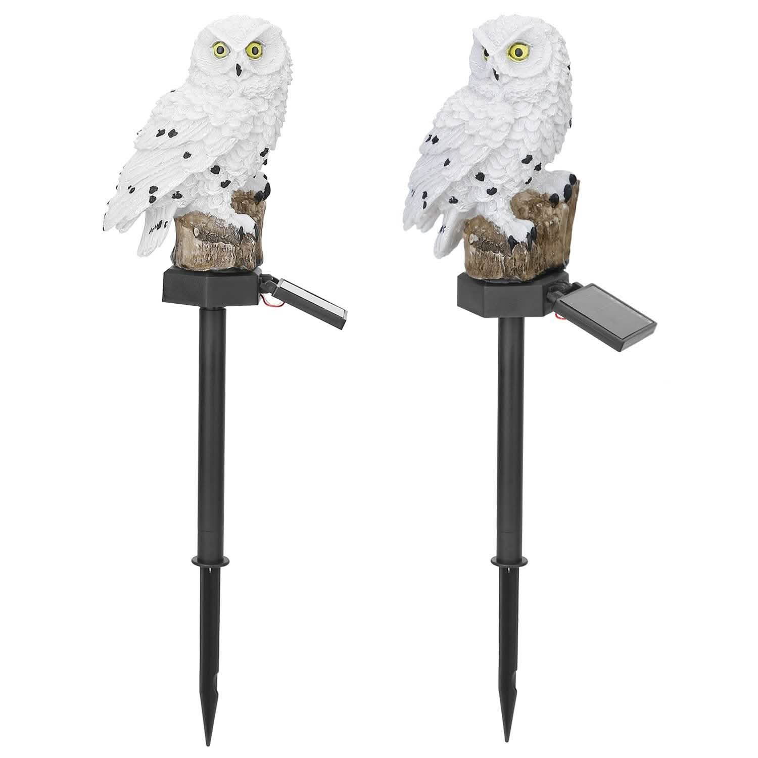 Solar Powered Owl Garden Light IP65 Waterproof String & Fairy Lights - Tophatter Daily Deals
