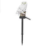 Solar Powered Owl Garden Light IP65 Waterproof White String & Fairy Lights - Tophatter Daily Deals