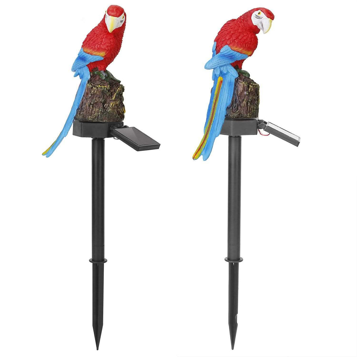 Solar Powered Parrot Garden Light IP65 Waterproof LED Solar Outdoor Lights - Tophatter Daily Deals