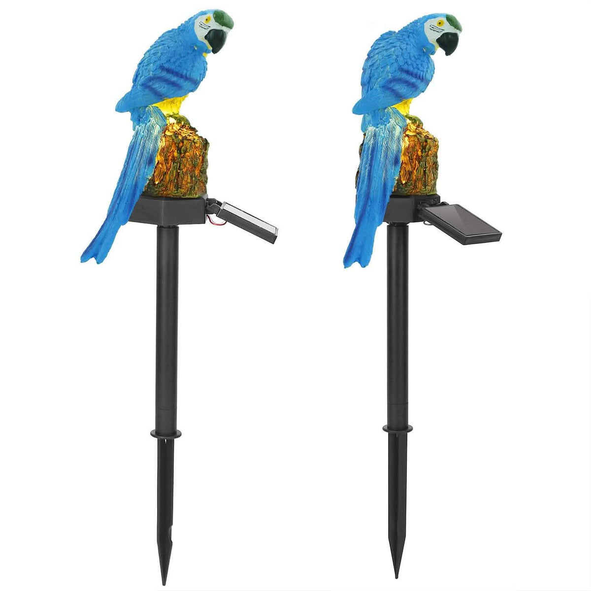 Solar Powered Parrot Garden Light IP65 Waterproof LED Solar Outdoor Lights - Tophatter Daily Deals