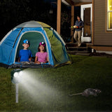 Solar Powered Ultrasonic Animal Repeller PIR Motion Sensor Pest Control - Tophatter Daily Deals