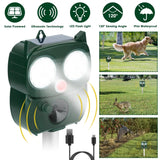 Solar Powered Ultrasonic Animal Repeller PIR Motion Sensor Pest Control - Tophatter Daily Deals