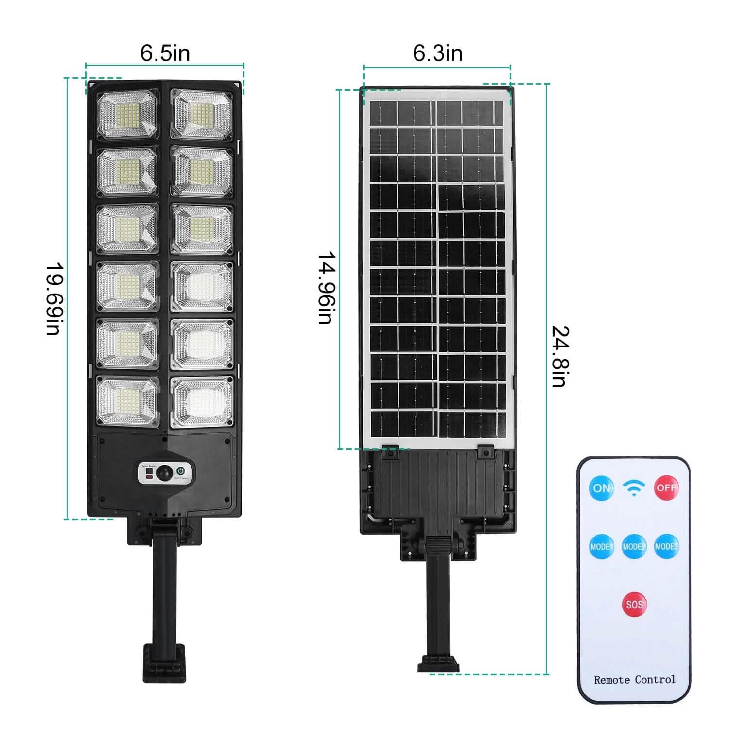Solar Powered Wall Light Beads PIR Motion Sensor Outdoor Lighting - Tophatter Daily Deals