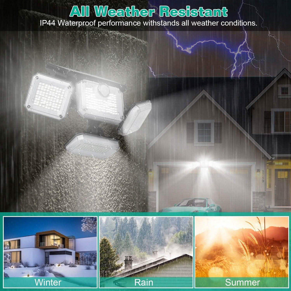 Solar Powered Wall Lights Outdoor Motion Sensor Lamps Solar Outdoor Lights - Tophatter Daily Deals
