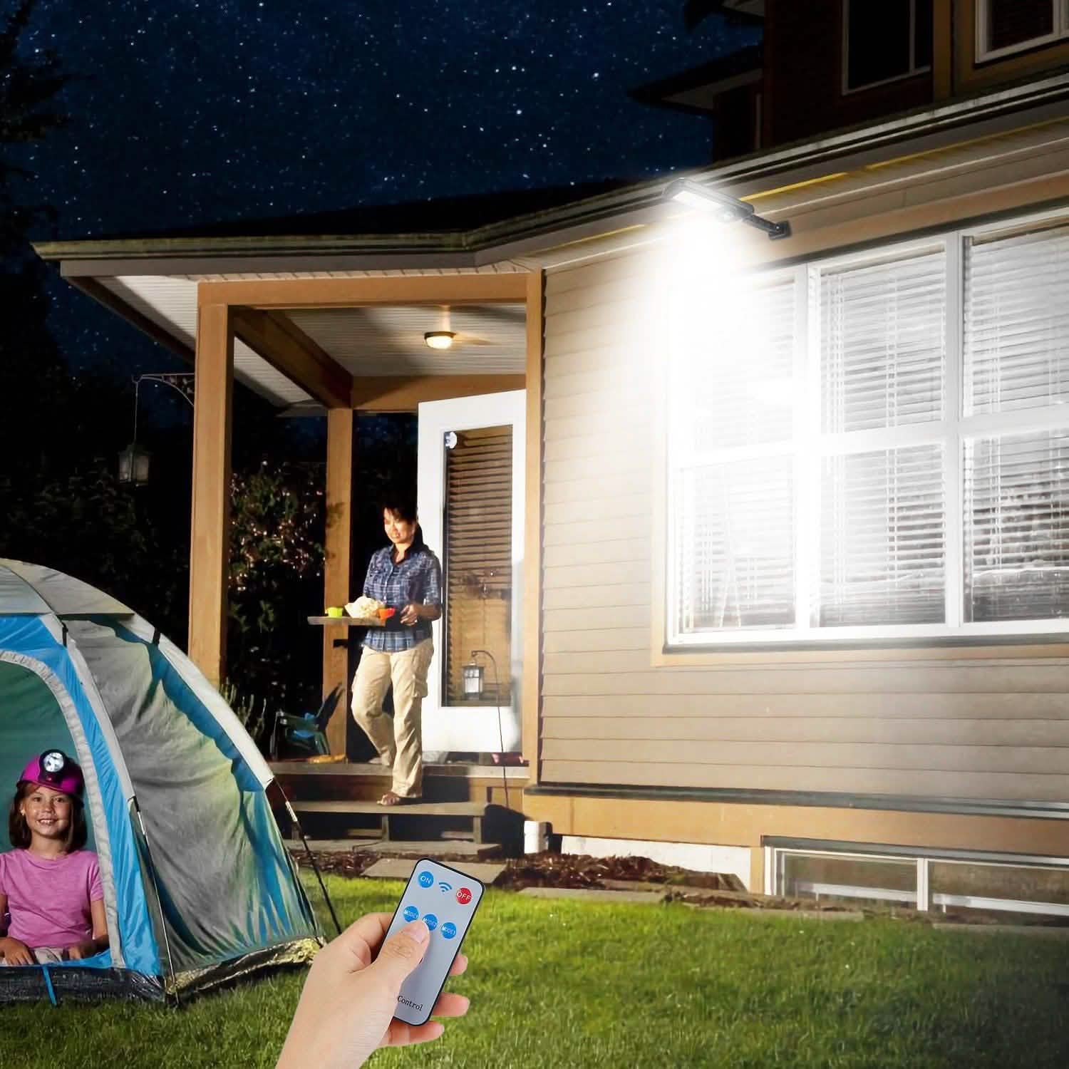 Solar Powered Wall Outdoor Lights Outdoor Lighting - Tophatter Daily Deals