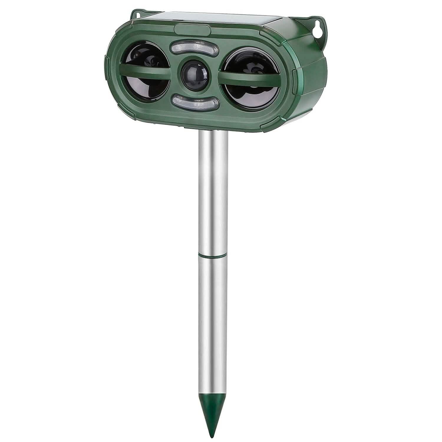 Solar Ultrasonic Animal Repeller Motion Sensor Pest Control - Tophatter Daily Deals