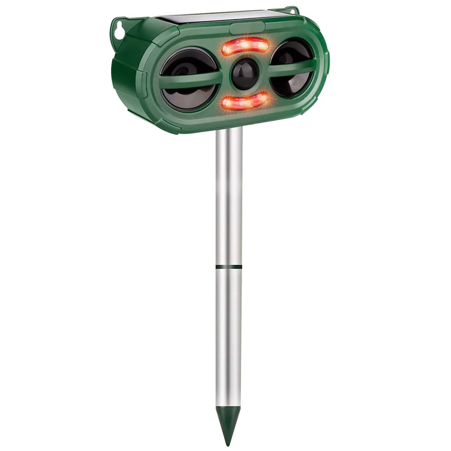 Solar Ultrasonic Animal Repeller Motion Sensor Pest Control - Tophatter Daily Deals