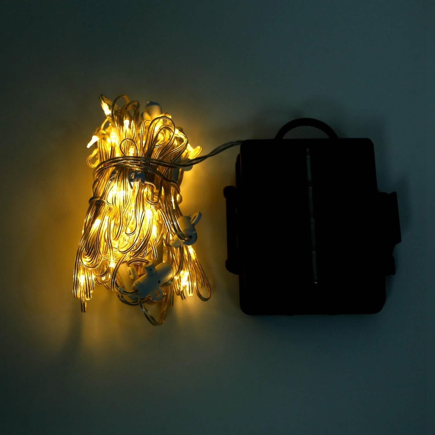 Solar Umbrella Outdoor String Light String & Fairy Lights - Tophatter Daily Deals