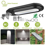 Solar Wall Light Outdoor 18 LED's Dusk to Dawn Fence Lamp Outdoor Lighting - Tophatter Daily Deals
