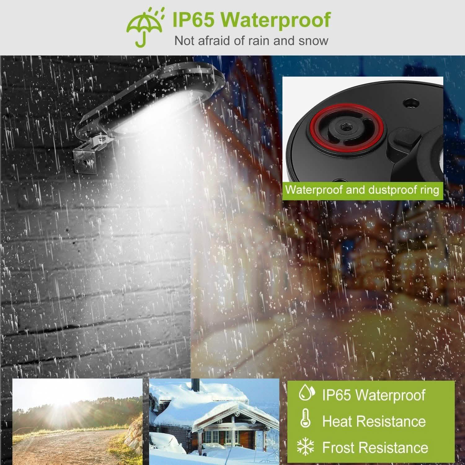 Solar Wall Light Outdoor 18 LED's Dusk to Dawn Fence Lamp Outdoor Lighting - Tophatter Daily Deals