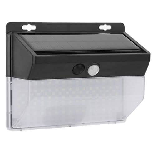 Solar Wall Light Outdoor 206 LEDs PIR Motion Sensor Lamp Outdoor Lighting - Tophatter Daily Deals