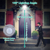 Solar Wall Light Outdoor Beads PIR Motion Sensor Remote Control Wireless Lamps Solar Outdoor Lights - Tophatter Daily Deals