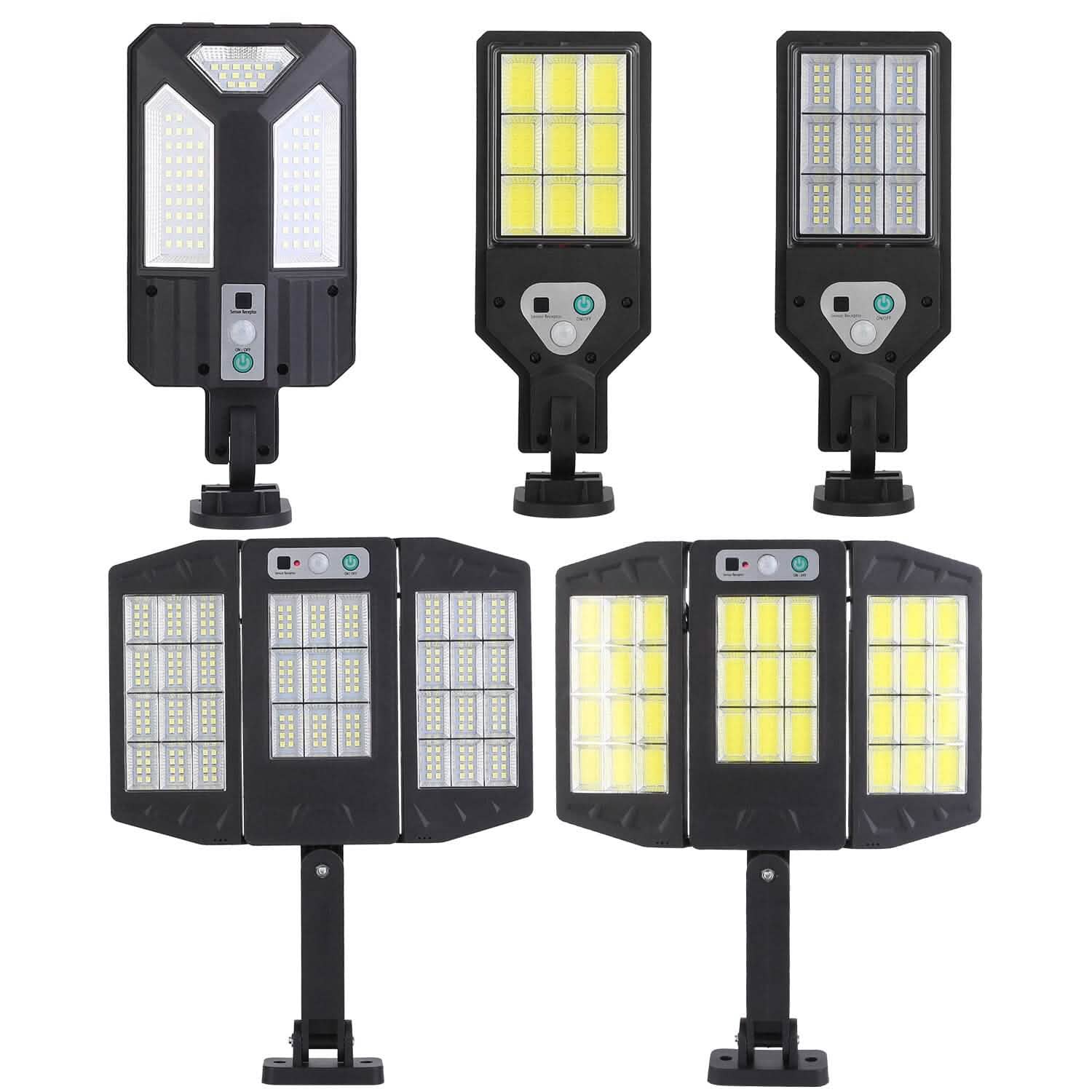 Solar Wall Light Outdoor Beads PIR Motion Sensor Remote Control Wireless Lamps Outdoor Lighting - Tophatter Daily Deals