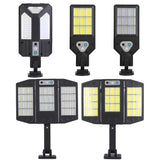 Solar Wall Light Outdoor Beads PIR Motion Sensor Remote Control Wireless Lamps Solar Outdoor Lights - Tophatter Daily Deals