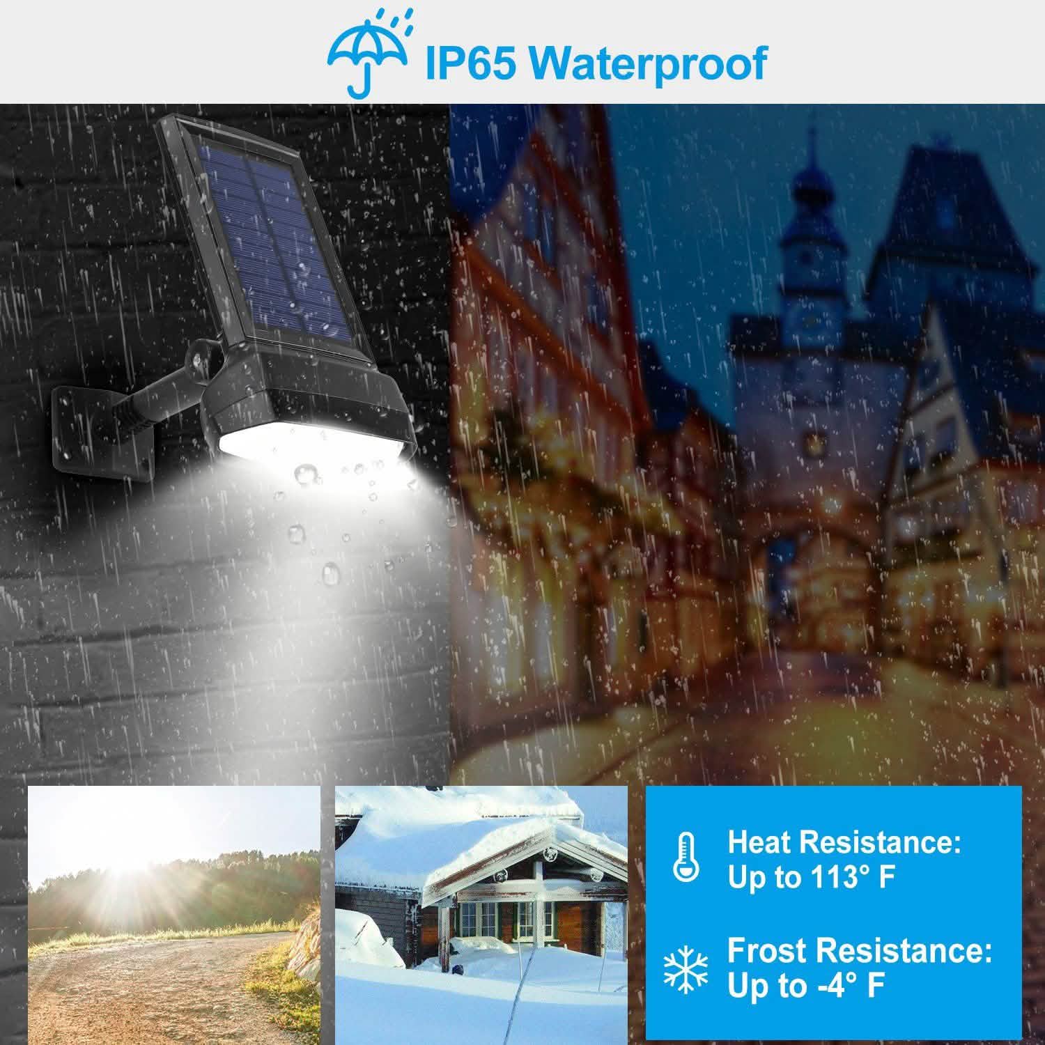 Solar Wall Light Outdoor Motion Sensor Light Outdoor Lighting - Tophatter Daily Deals