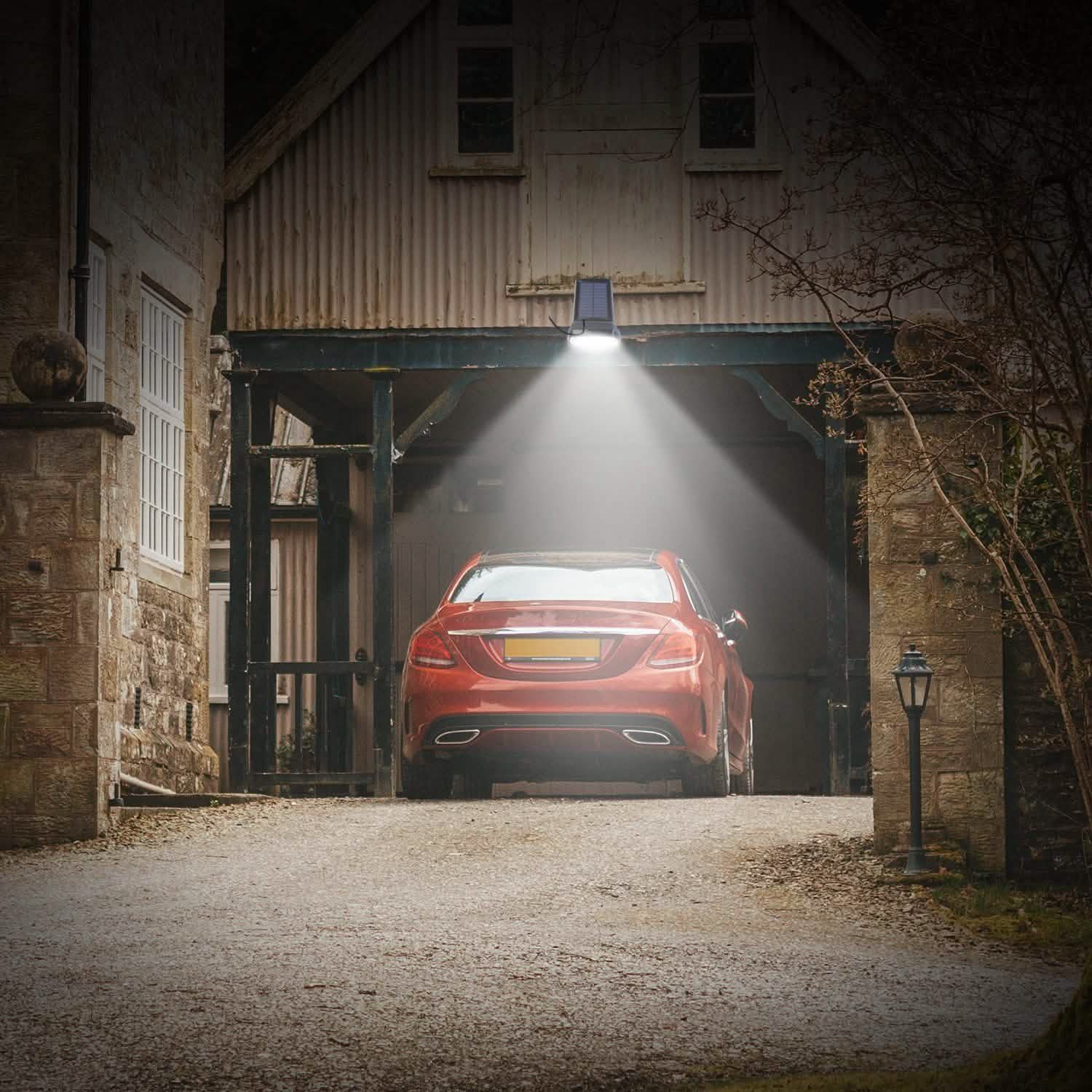 Solar Wall Light Outdoor Motion Sensor Light Outdoor Lighting - Tophatter Daily Deals