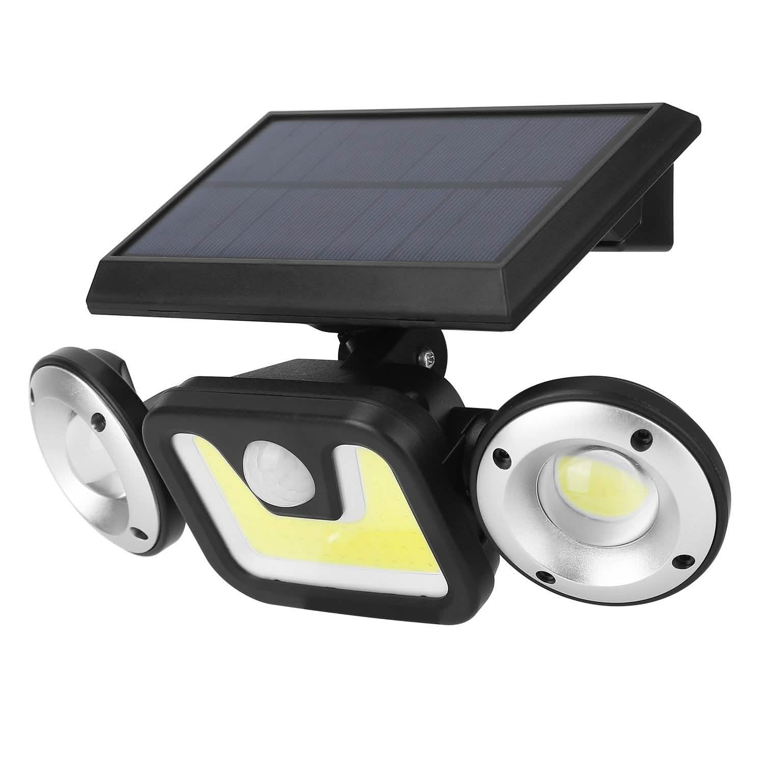 Solar Wall Light Outdoor PIR Motion Sensor LED Outdoor Lighting - Tophatter Daily Deals