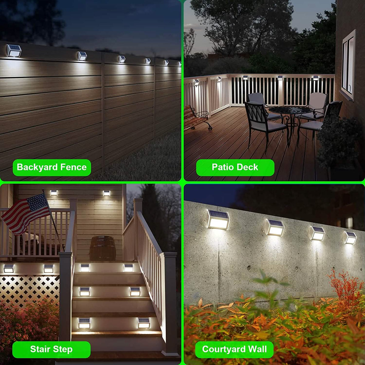 Solar Waterproof Outdoor Lights Solar Outdoor Lights - Tophatter Daily Deals