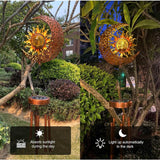 Solar Wind Chimes Garden Decorative Wind Chime Light Solar Outdoor Lights - Tophatter Daily Deals