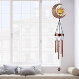 Solar Wind Chimes Garden Decorative Wind Chime Light Solar Outdoor Lights - Tophatter Daily Deals