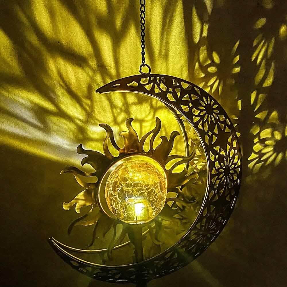 Solar Wind Chimes Garden Decorative Wind Chime Light Solar Outdoor Lights - Tophatter Daily Deals